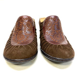 Sofft Size 8.5 Women's Brown Embroidered Shoes