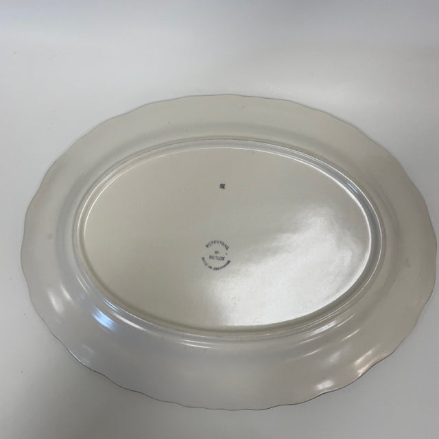 Metlox Beige-Multi Ceramic Platter