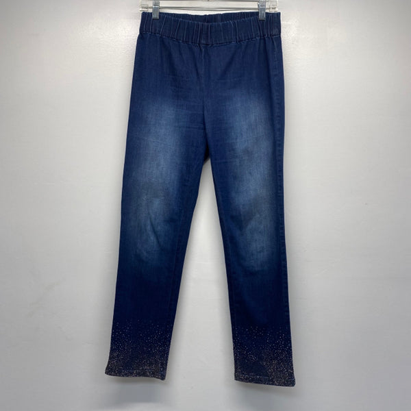 Mondetta Women's High Waist Active Pants Side Pockets Soft Fleece  Joggers-Blue / XL 