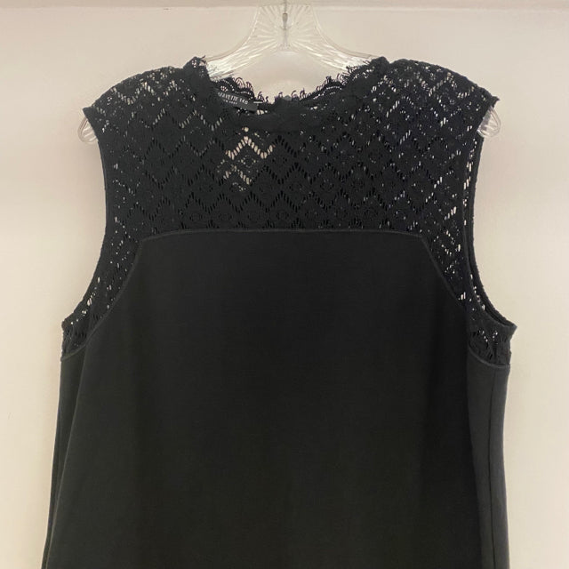 Lafayette 148 Size M Women's Black Solid Shift Dress