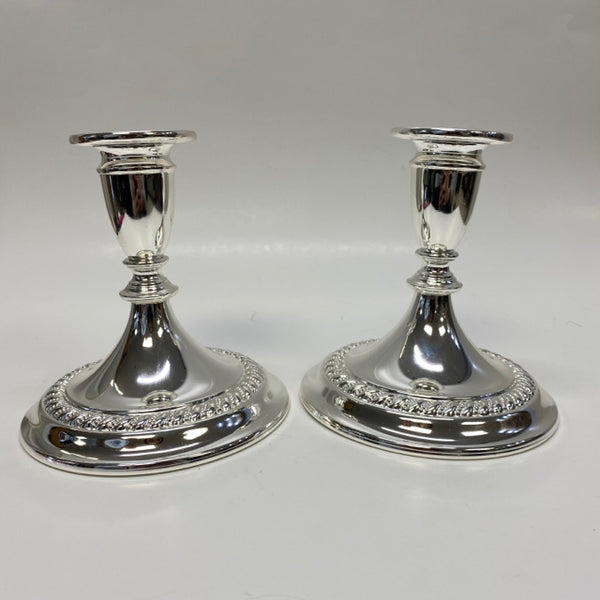 Pair of candlestick candle holders