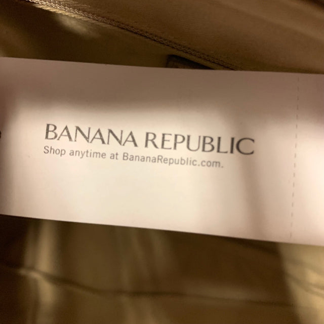 Banana Republic Tan- Multi Leather Floral Applique  Handbag