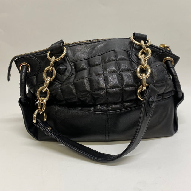 Buy the BCBG Black Faux Leather Small Zip Crossbody Bag