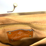 Patricia Nash Brown Embossed Leather Clutch