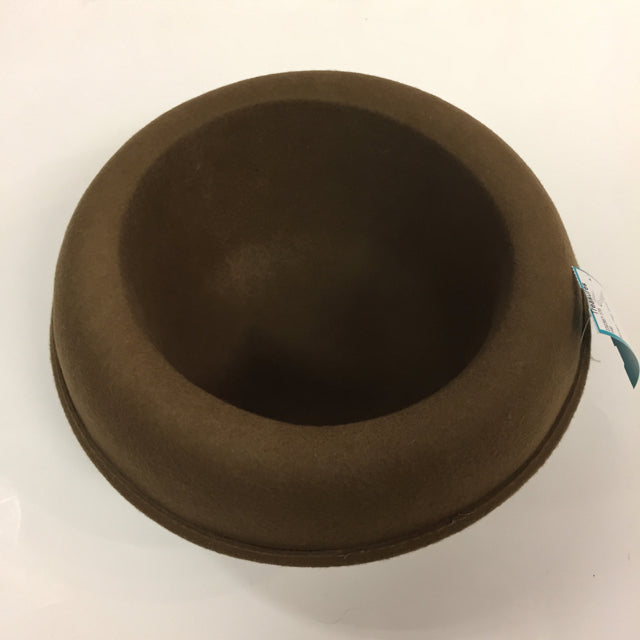 Brown Felt Solid Hat