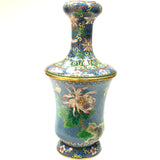 Light Blue-Multi Cloisonne Vase