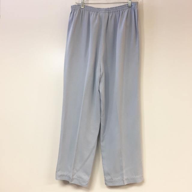 Soft Surroundings Size M Blue Solid Pull On Tencel Pants