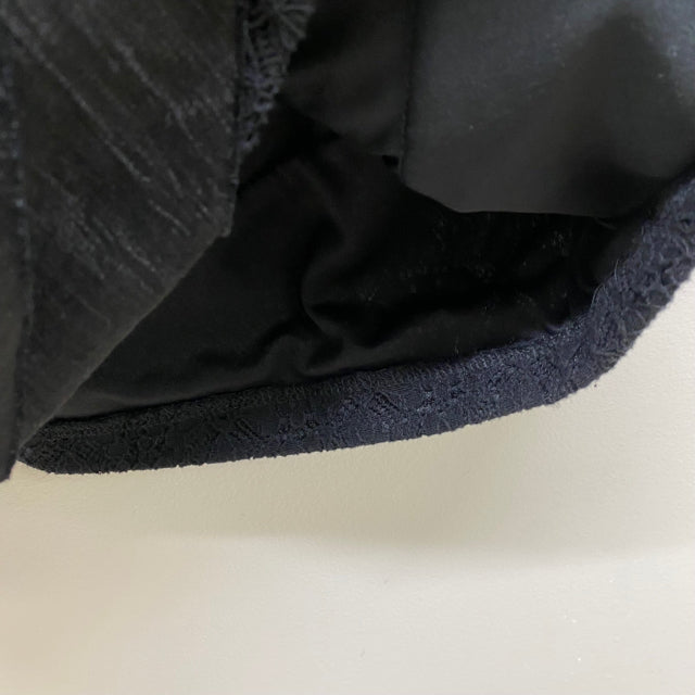 London Times Women's Size 12-M/L Black Patchwork Sleeveless Dress