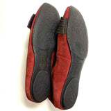 Born Size 9 1/2 Women's Red-Black Flats Shoes