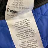 Techniche Women's Size M Blue Solid Zip Up Vest