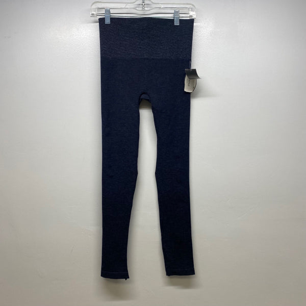 Halara Jeans Womens Medium Blue Magic High Waist Button Stretchy Knit Wide  Leg M