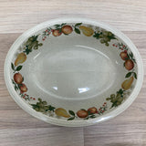 Wedgewood Tan-Multi Oval Ceramic Vegetable Serving Bowl