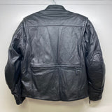 Harley Davidson Size L Black Leather Men's Men's Jacket