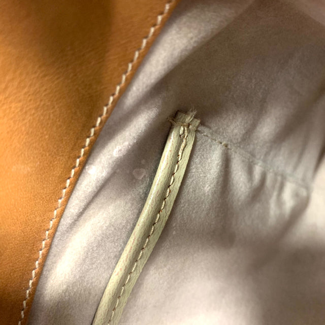 Brahmin Beige Leather Embossed Handbag – Treasures Upscale Consignment