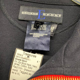 Escada Sport Size Navy Solid Jersey Cotton Men's Sweatshirt