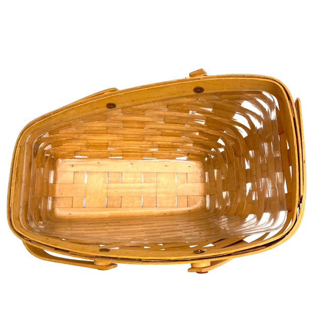 Longaberger Natural Basket w/ plastic liner