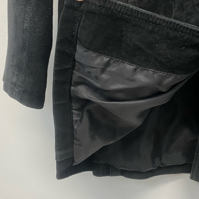 Bernardo Collection Women's Size S Black Solid Button Up Coat