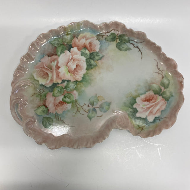 Limoge Tray Floral Handpainted by Emma Seitz