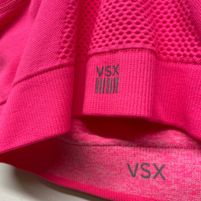 Victoria's Secret Sport Size M Women's Pink Solid Reversible Sports Bra