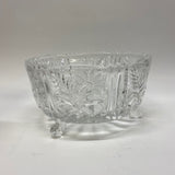 Stylesetter Footed Clear Crystal Bowl