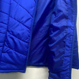 Anthony Richards Women's Size L Blue Solid Puffer Coat