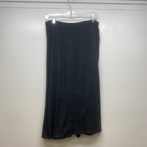 Ronen Chen Size 4-6 Women's Gray-Black Pinstripe Maxi Skirt