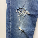 Edyson Size 30-10 Women's Blue Distressed Skinny Jeans