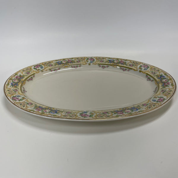 Old Ivory Beige-Multi China Platter