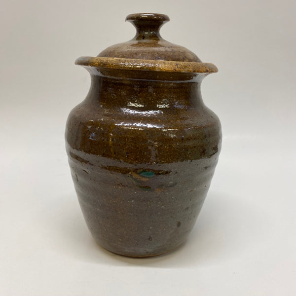 Brown Pottery Jar