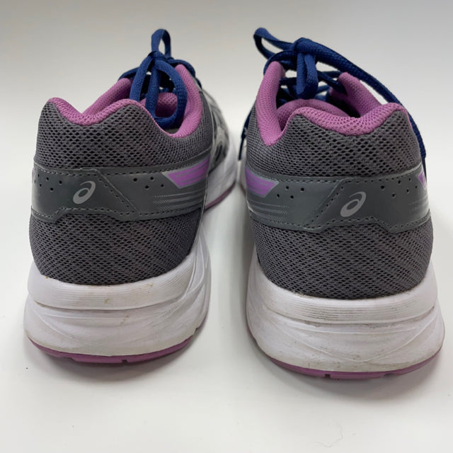 Asics Size 8 Women's Gray-Multi Sneakers Shoes