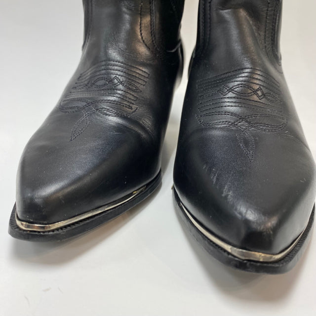 Oak Tree Farms Size 8 Women s Black Embroidered Western Boots