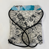 Goldyfish Handbags Aqua-Multi Tapestry Reversible Pattern Handbag