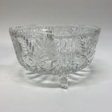 Stylesetter Footed Clear Crystal Bowl