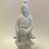 Quan Yin - Kwan Yin White Porcelain Figurine