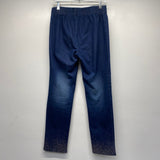 Soft Surroundings Size S-4 Women's Blue Beaded Pull On Jeans