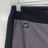 Lisette Size 4 Gray-Black Striped Pull On Women's Stretch Pants