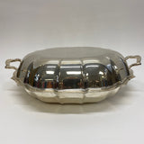 Silver Silver Covered Oval Serving Dish