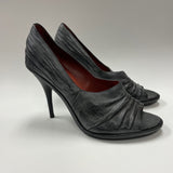 Luxury Rebel Size 40-9 Women's Charcoal Distressed High Heel - Open Toe Shoes