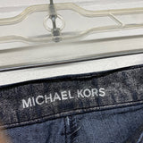 Michael Kors Women's Size 2 Black-Silver Shimmer Skinny Jeans