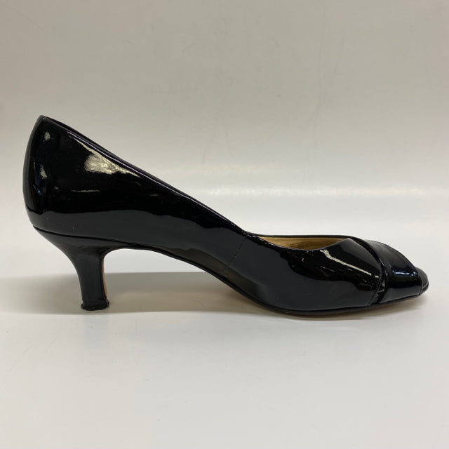 Antonio Melani Women's Size 6 Black Solid Open Toe Shoes