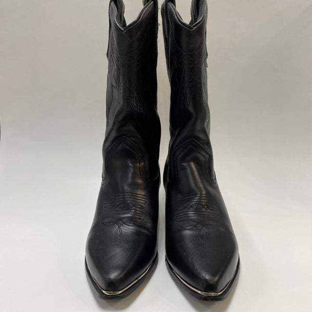 Oak Tree Farms Size 8 Women s Black Embroidered Western Boots