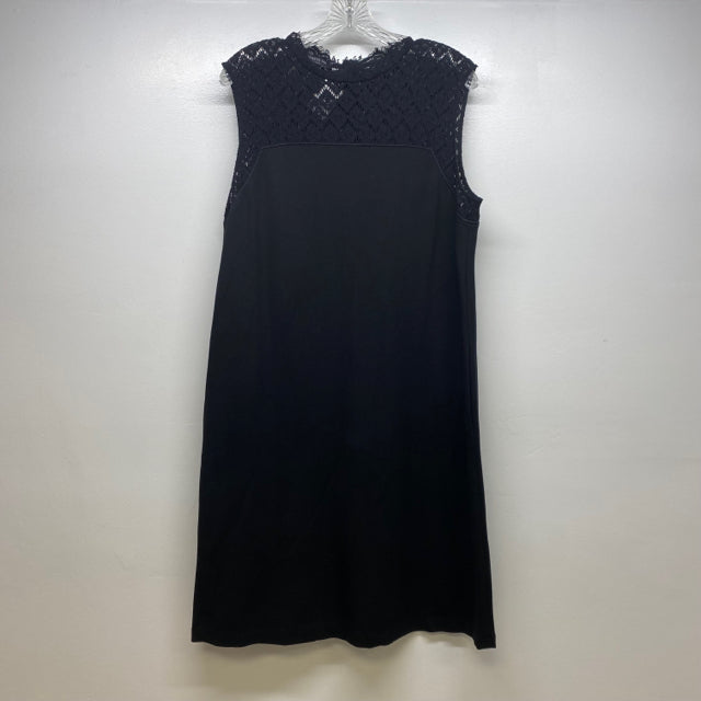 Lafayette 148 Size M Women's Black Solid Shift Dress