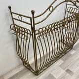 Gold Wrought Iron Fireplace Screen