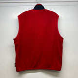Polo Golf by Ralph Lauren 48 Men's Red Fleece Polyester Solid Men's L Vest