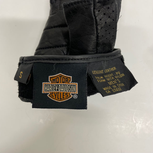 Harley Davidson S Black Leather Men's Men's Gloves