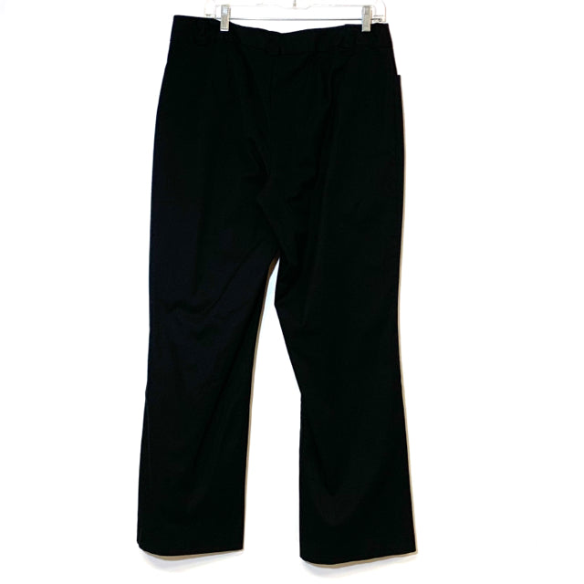 Lane Bryant Women's Size 14 Black Solid Cotton Chino Pants