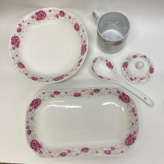 Cheng's White-Pink Porcelain Dish