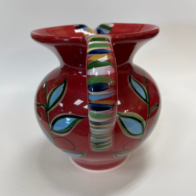 Southern Living at Home Red-Multi Ceramic Pitcher