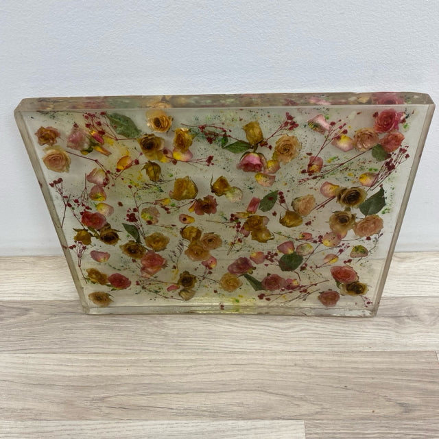 Roses Epoxy Resin Plaque