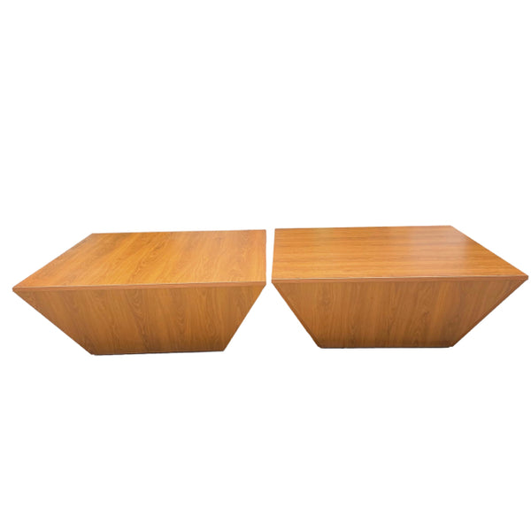 Brown Wood Coffee Table with Drawer